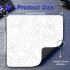 ATTACK SHARK CM02 eSport Gaming Mousepad White Contour 450 × 400 × 4 mm